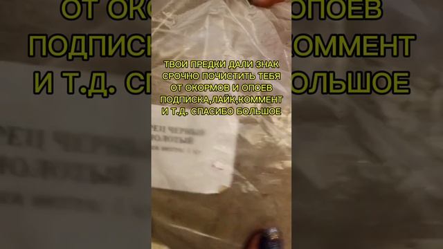 ОТ ОКОРМОВ ТЕБЯ ЧИСТИМ ПО ПРОСЬБЕ ТВОИХ ПРЕДКОВ