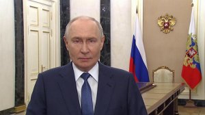 В.Путин выступил с обращением по случаю 75-летия со дня рождения первого президента Чечни А.Кадырова