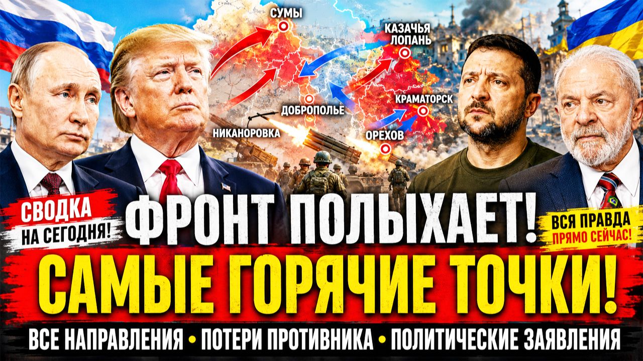 Ситуация на фронтах. Сводка СВО. Юрий Подоляка. Россия-Украина
