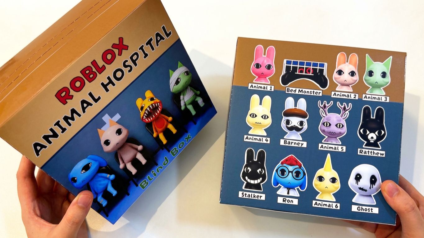 ANIMAL HOSPITAL. Распаковка БЛАЙНД-БОКСА Больница для животных из ROBLOX! 👻 бумажные поделки👻 асмр