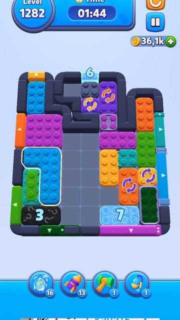 Color block jam 1282 уровень