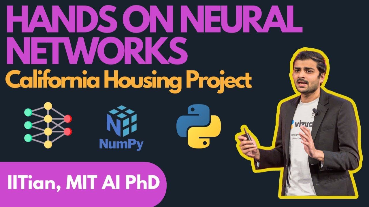 33) Hands On Neural Networks Project California Housing Dataset