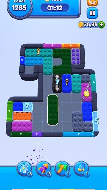Color Block Jam 1285 уровень