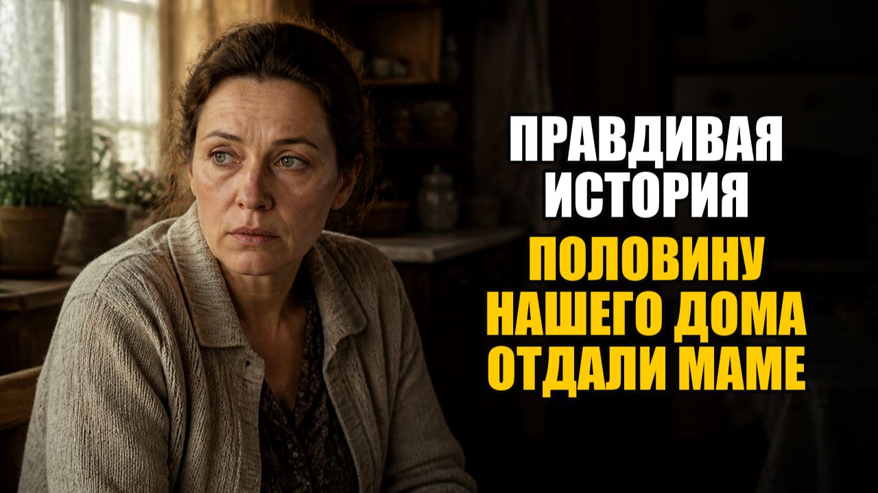 ЭТОТ РАССКАЗ СТОИТ УСЛЫШАТЬ ДО САМОГО КОНЦА половину нашего дома отдали маме