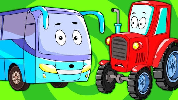 СИНИЙ ТРАКТОР 🚜🚜🚜 И АВТОБУС 🚌🚌🚌 НОВЫЙ СЕРИИ♥️♥️♥️