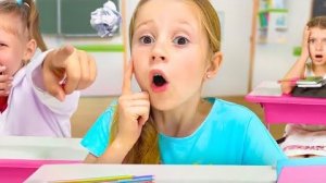 Nastya and the story about back to school bullying