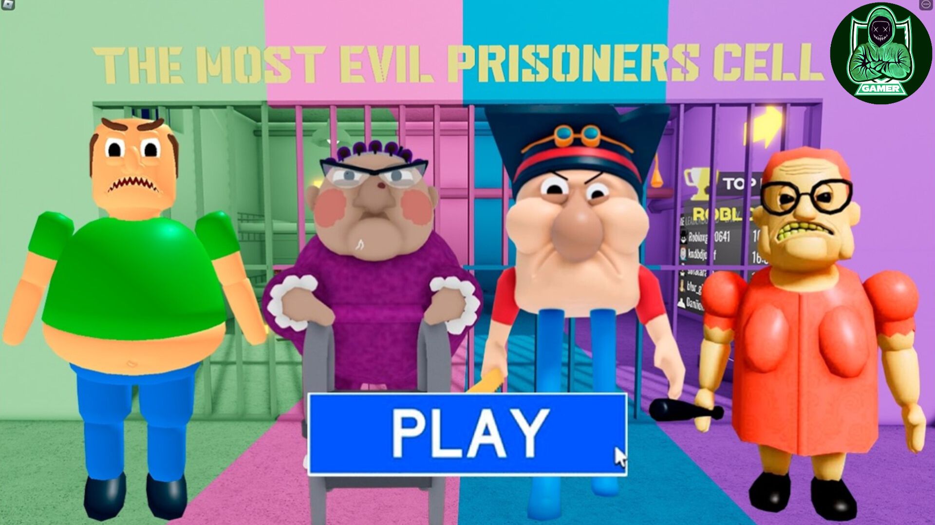 ТОЛСТЯК ПРОТИВ БАБУШКИ, ЗЛЮКА ПРОТИВ БАРРЫ? Полный игровой процесс в OBBY #roblox