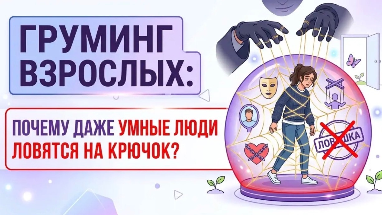 Груминг взрослых: почему умные люди попадают в ловушку манипулятора?