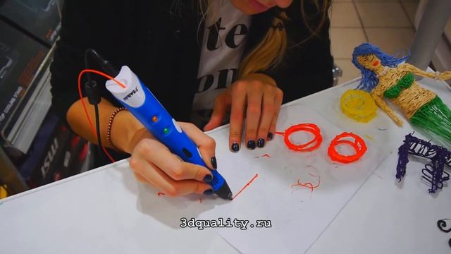 Создание 3D ручкой Myriwell модели велосипеда
