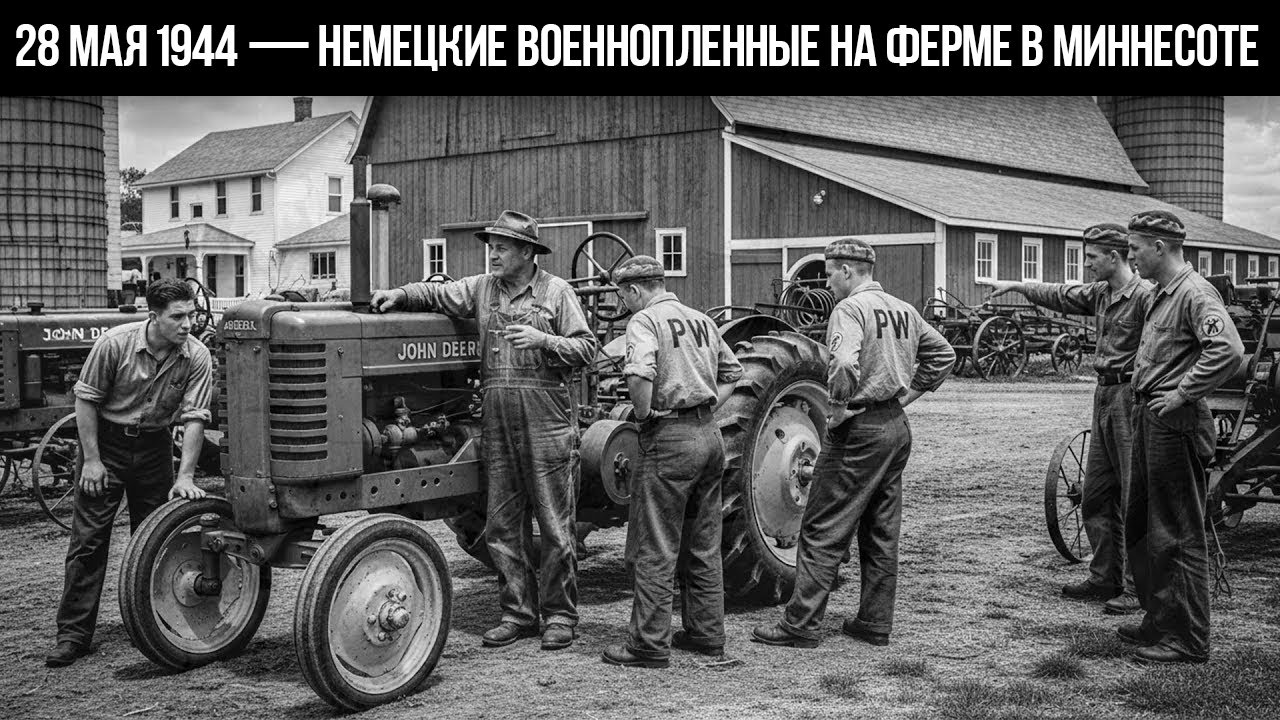 Немецкие Военнопленные Не Могли Поверить, Что У Американских Фермеров По Три Трактора На Каждого