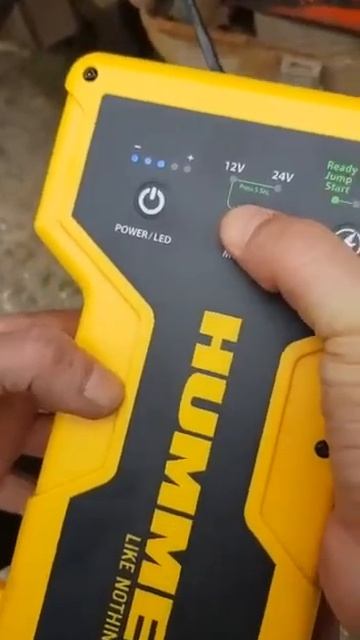 Зарядно пусковое устройство для автомобиля HUMMER H24 ULTRA, пускозарядный Power Bank, автомобильное