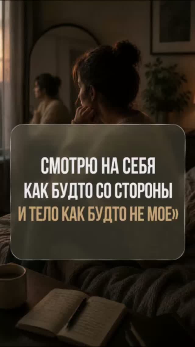 «Смотрю на себя как будто со стороны. Иногда тело как будто не моё»