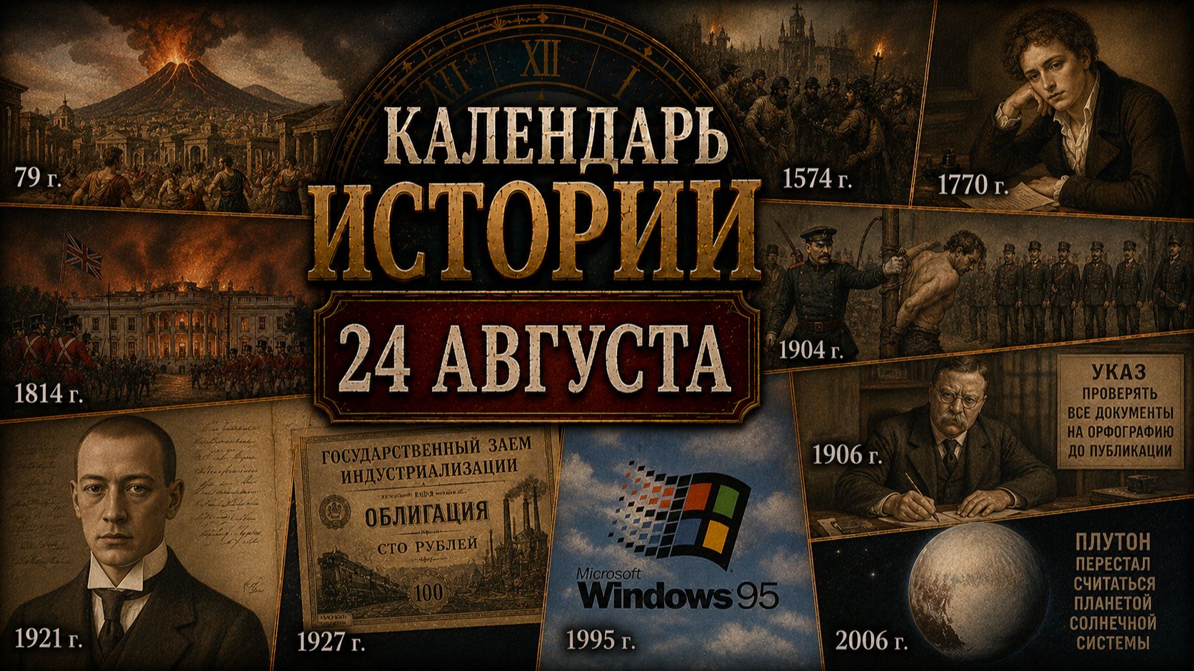 КАЛЕНДАРЬ ИСТОРИИ 24 АВГУСТА