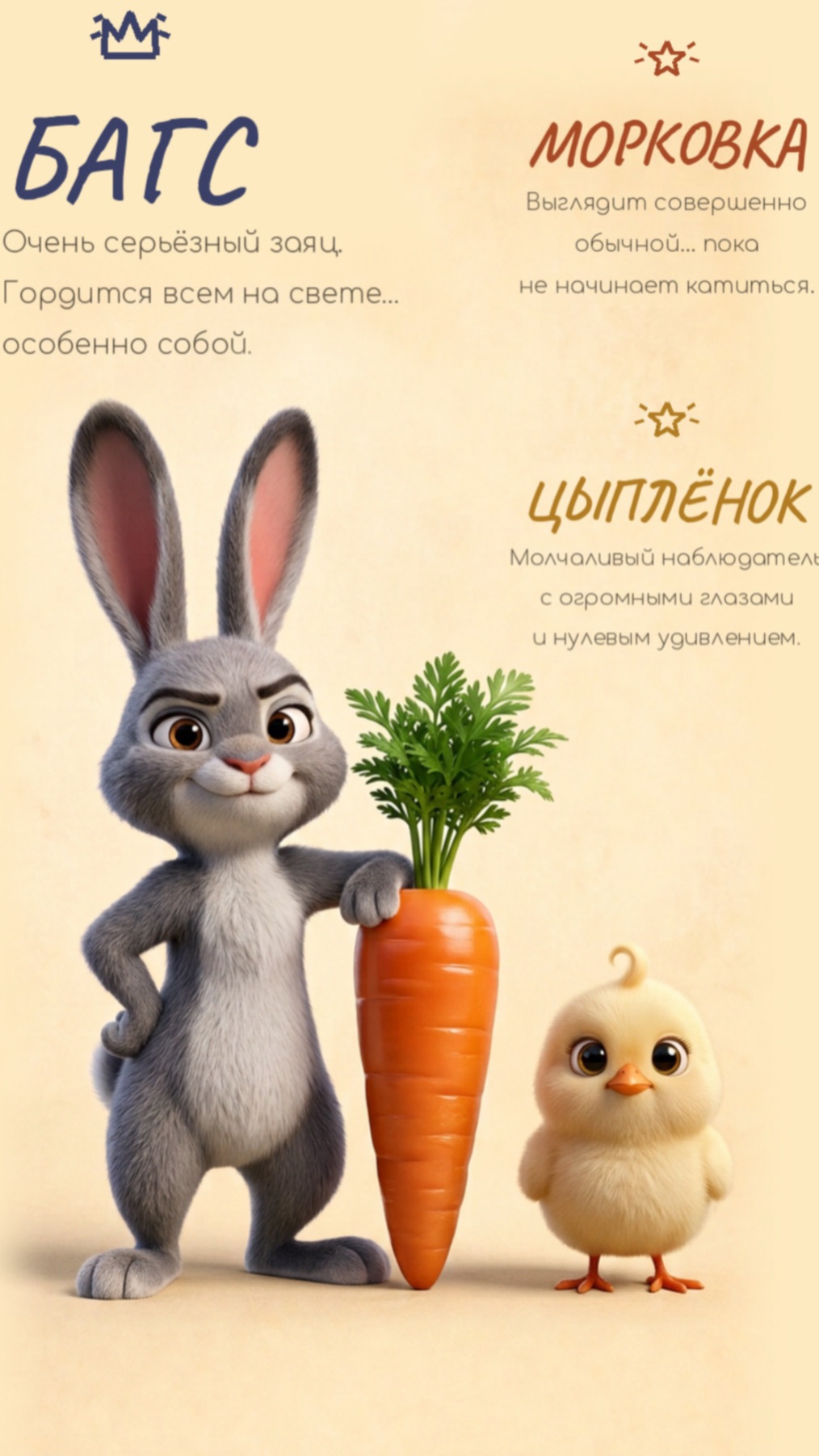 Багс и морковка✨