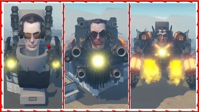 Roblox - All GMAN 5.0 Evolution In SKIBIDI TOILET : OMEGA TITANS ROLEPLAY
