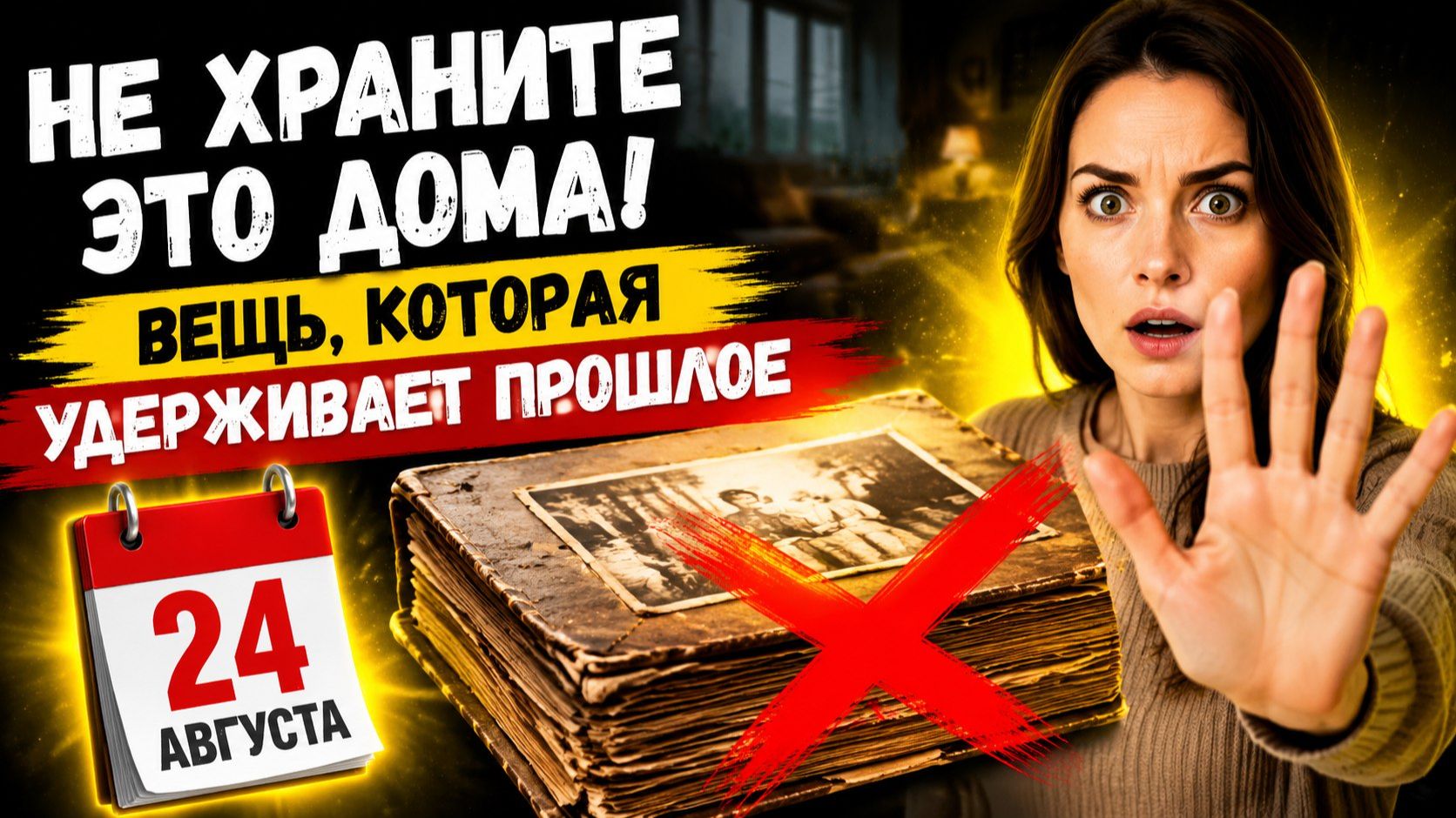 Не храните это дома 24 августа_ вещь, которая удерживает прошлое.