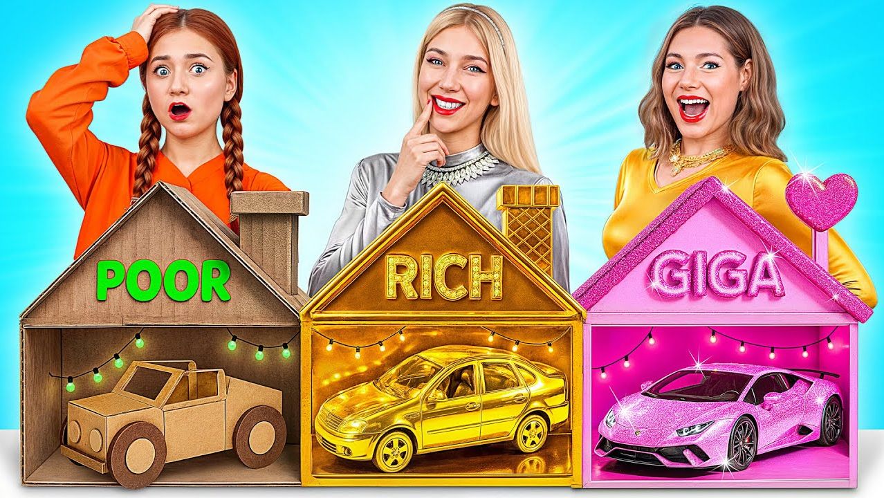 Домики Одного Цвета Бедная Vs Богатая Vs Ультра Богатая _ Смешные Cитуации