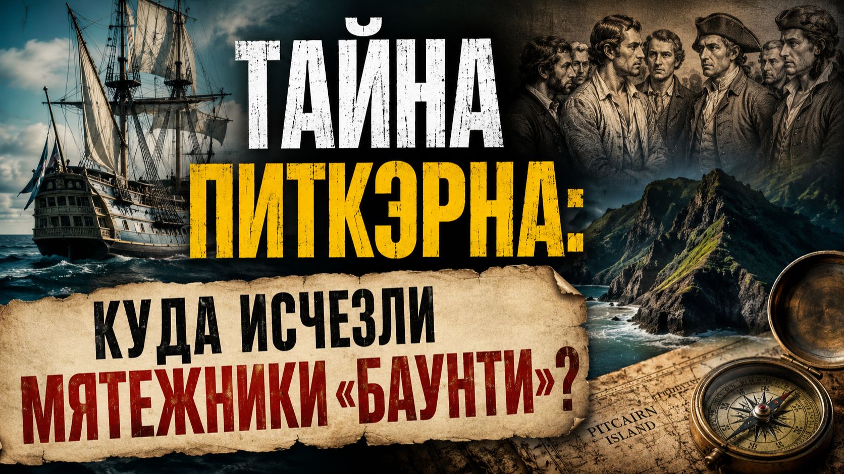 ТАЙНА ПИТКЭРНА: КУДА ИСЧЕЗЛИ МЯТЕЖНИКИ БАУНТИ?