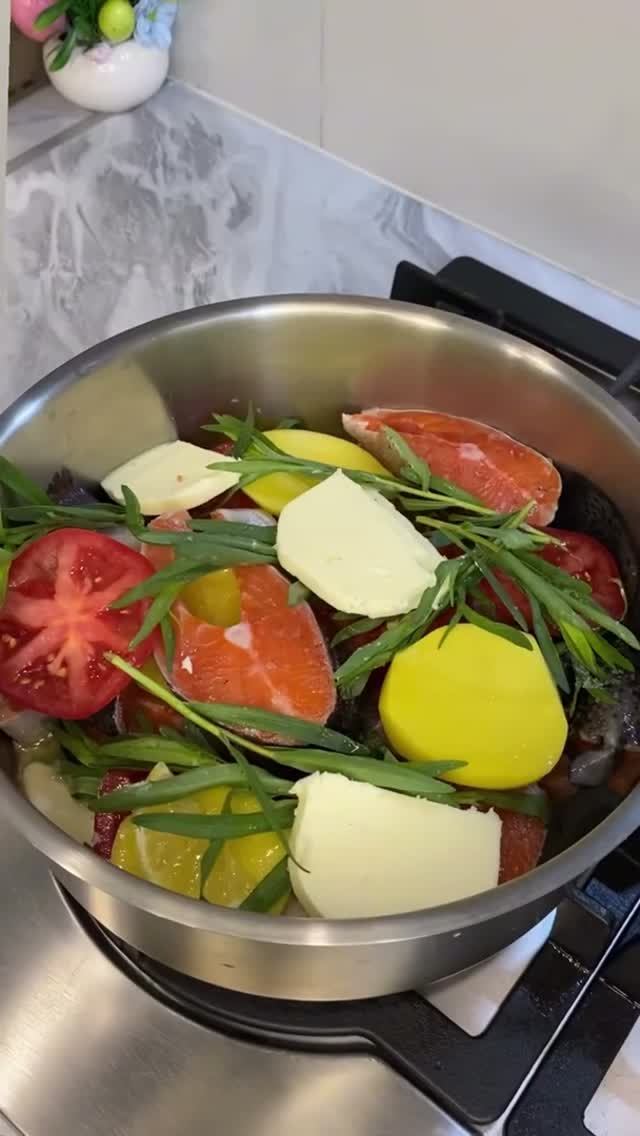 Форель со сливочным маслом.