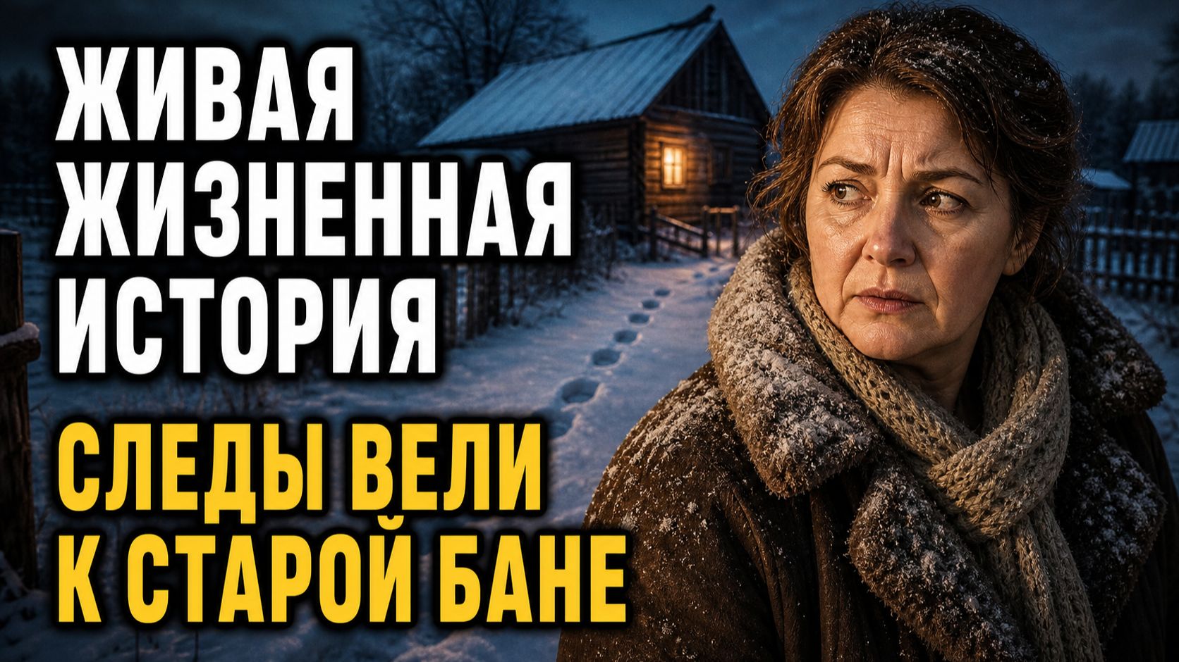 ПОСЁЛОК РЕШИЛ, ЧТО ОНА ПРЯЧЕТ ЛЮБОВНИКА В БАНЕ… Следы на снегу раскрыли ПРАВДУ