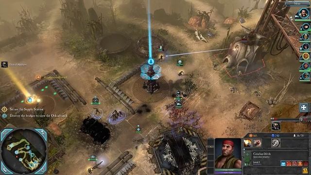 WH40K DoW2 Retribution Прохождение кампании за Имперскую гвардию Часть 4. Blood River