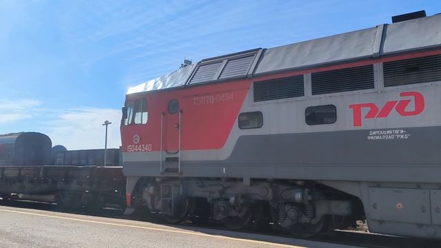 Отправление тепловоза тэп70-0434 27.06.2026 тэп70 train печора