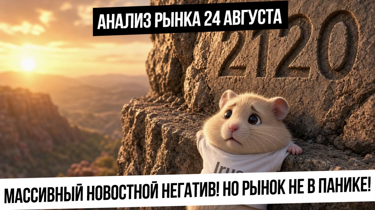 Анализ рынка 24 августа. Много негатива и мало паники! Шортов слишком много в рынке? Газ и нефть!