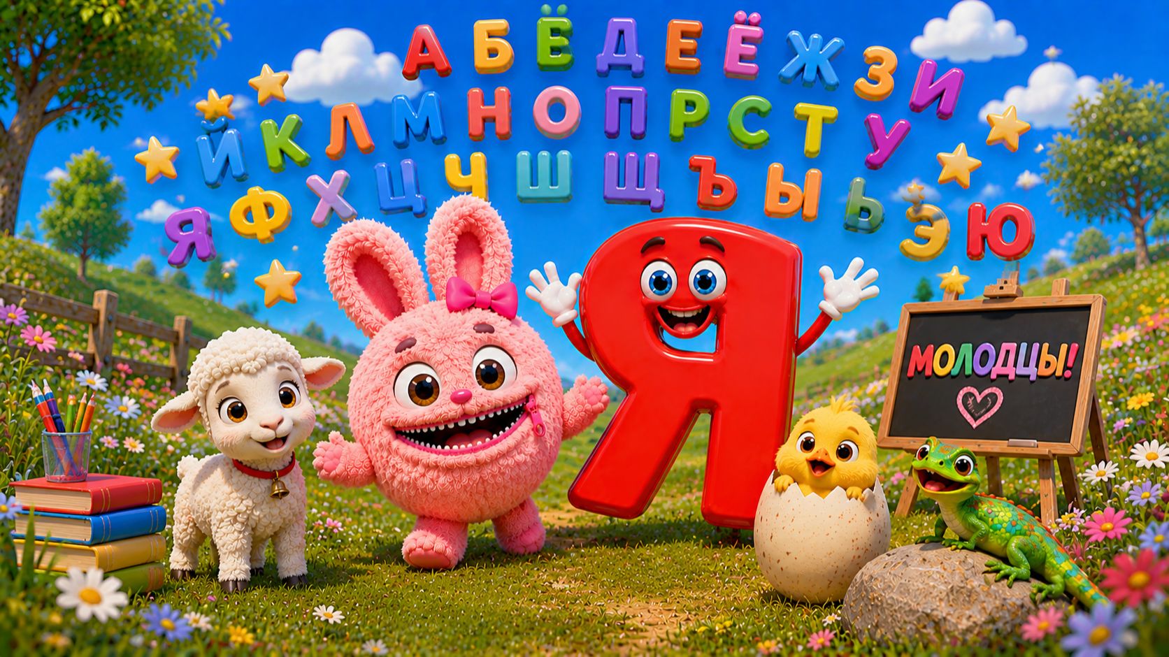 Кармашка и Буквы от А до Я 033