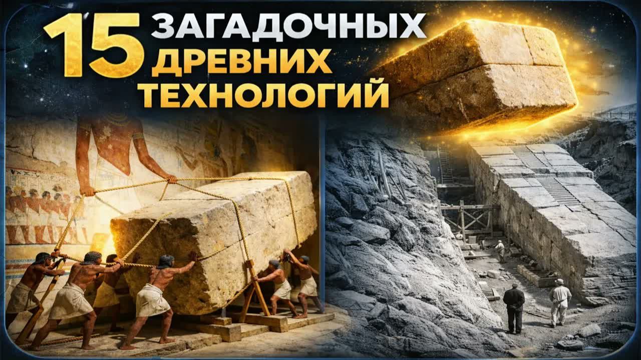 15 Самых загадочных Древних технологий которые ученые ДО СИХ пор не могут объяснить