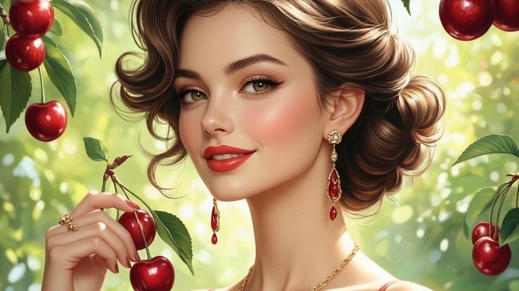 Поспели вишни 🍒 🧺 🍃