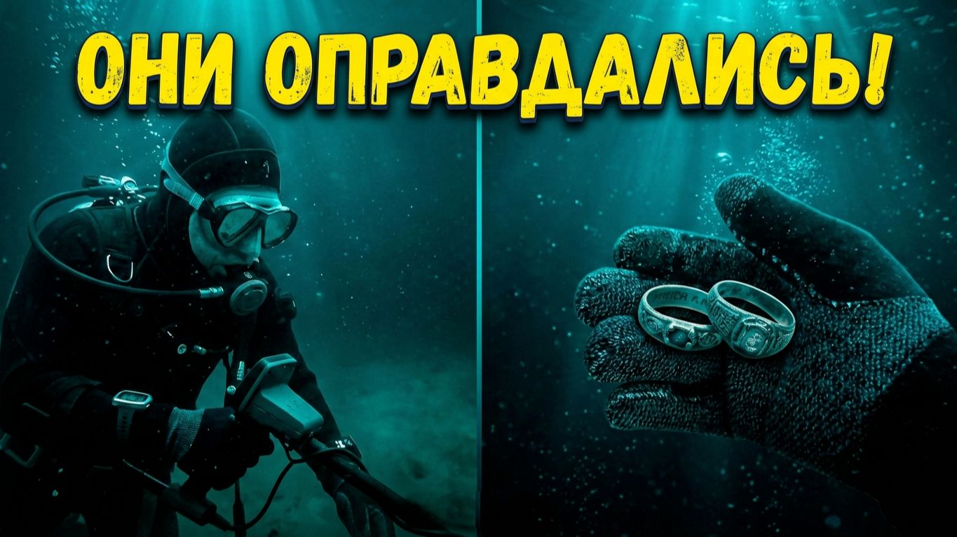 Удачный подводный коп: Два перстня с озера надежд.