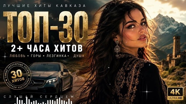ТОП-30 ХИТОВ КАВКАЗА ❤️ | 2+ ЧАСА ЛЮБВИ, ГОР И ЛЕЗГИНКИ