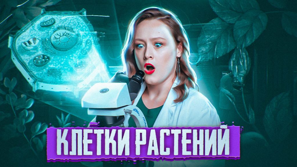 КЛЕТКА РАСТЕНИЯ | Клеточная стенка, вакуоль и пластиды | ЕГЭ-2025 по биологии
