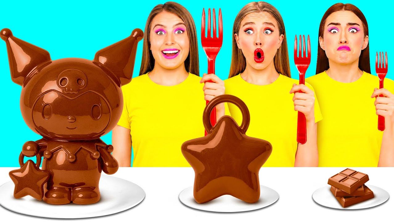 Большая, Средняя или Маленькая Тарелка Челлендж _ Вкусные Кухонные Идеи