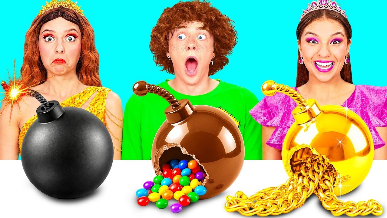 Бедная Vs Богатая Vs Ультра Богатая еда Челлендж _ Фантастические Кухонные Рецепты