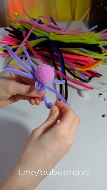 Продолжаем морскую тему, синельная проволока поделка  #поделки #diy #синельнаяпроволока #вайлбериз