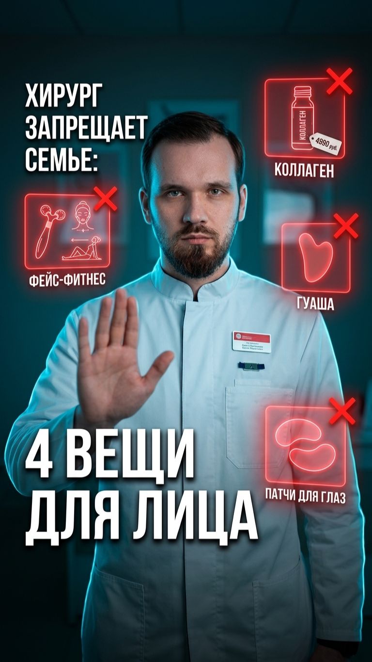 🙅♂️ Хирург запретил семье делать это с лицом