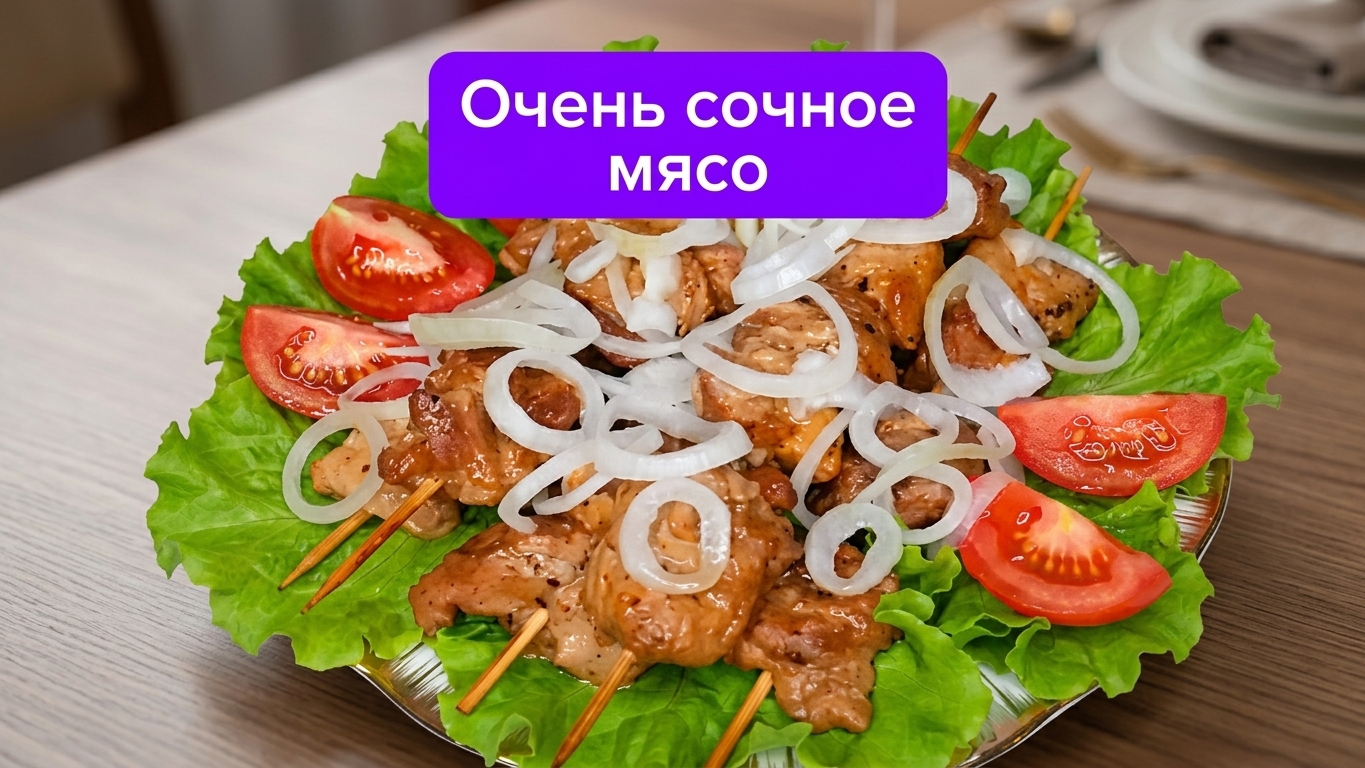 Очень сочное мясо
