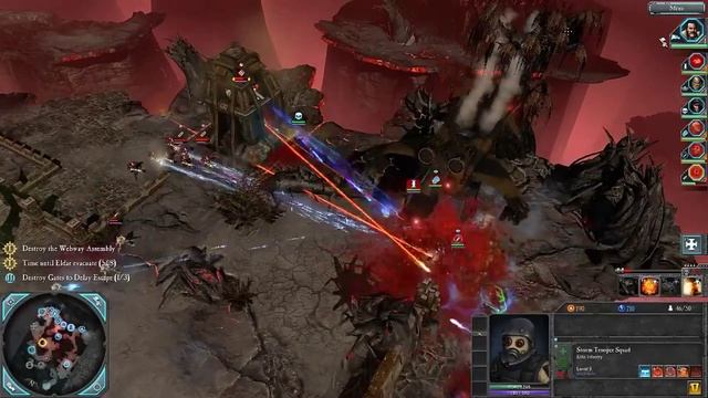 WH40K DoW2 Retribution Прохождение кампании за Имперскую гвардию Часть 13. Mount Siccaris