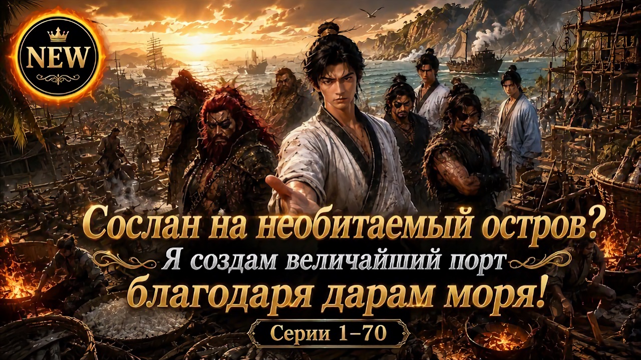 Сослали на необитаемый остров? Я создам главный морской город Пираты в панике Китайская дорама Аниме