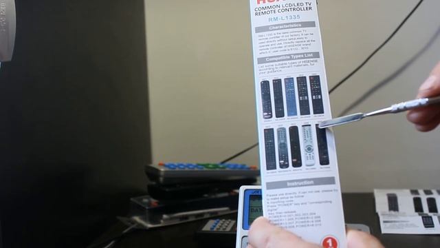 Инструкция по настройке универсального пульта для DEXP HISENSE DOFFLER OKEAN ROLSEN RM-L1335