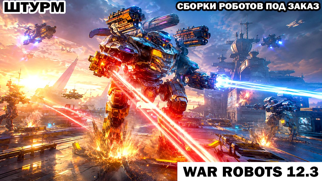War Robots 158 Штурм Геймплей