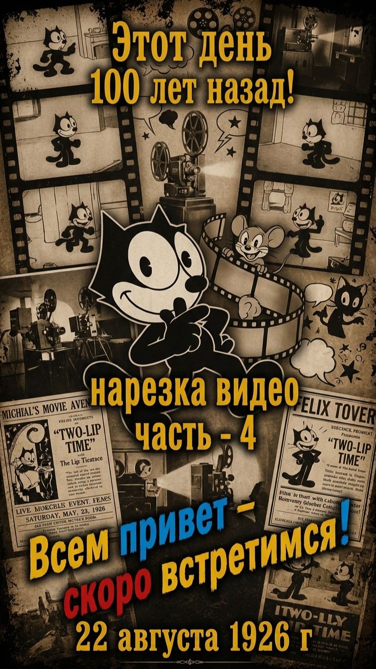 История единственного дня, который потом изменил целую эпоху! 22/08/1926-4 Этот день 100 лет назад!