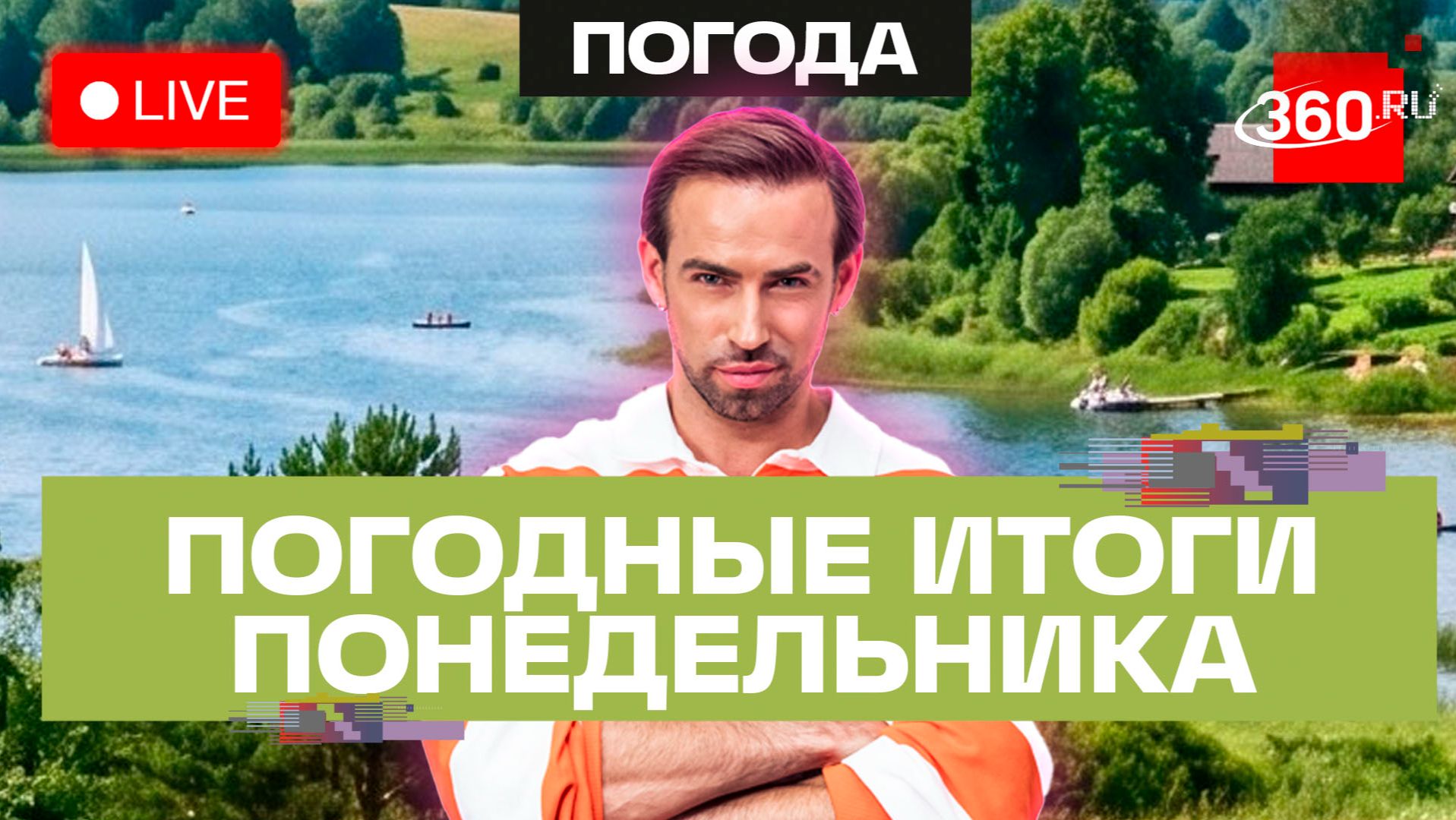 Погода 24 августа и прогноз на вторник. Подмосковье. Трансляция 360