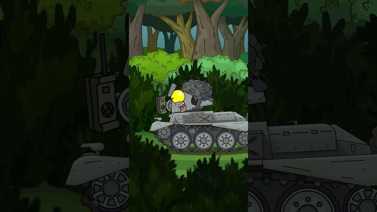 Когда вас кто-то зовет, но не отвечает!💀 #shorts #homeanimations #cartoon #animation #мультик #tank