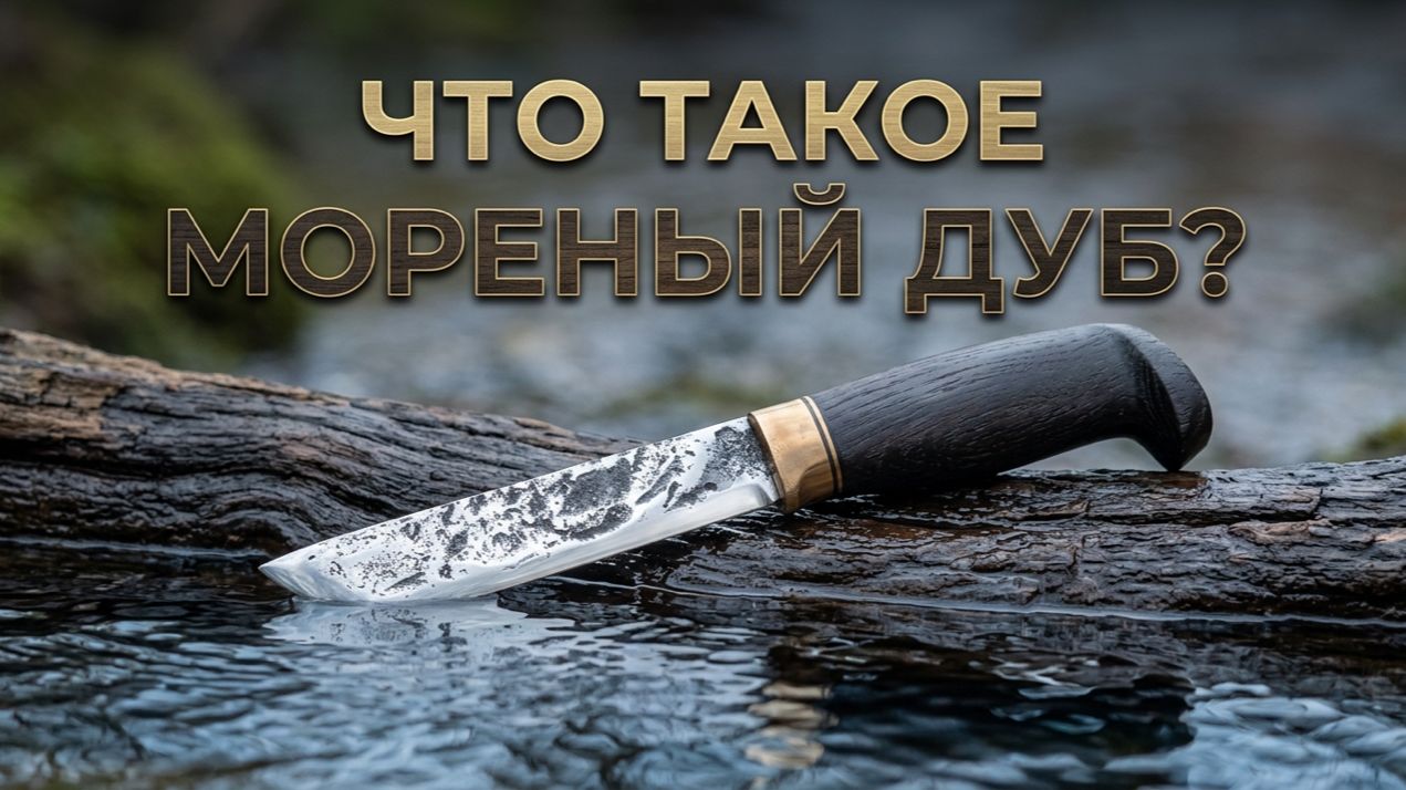 Исконно российская древесина. Что такое морёный дуб и почему из него стоит купить нож?