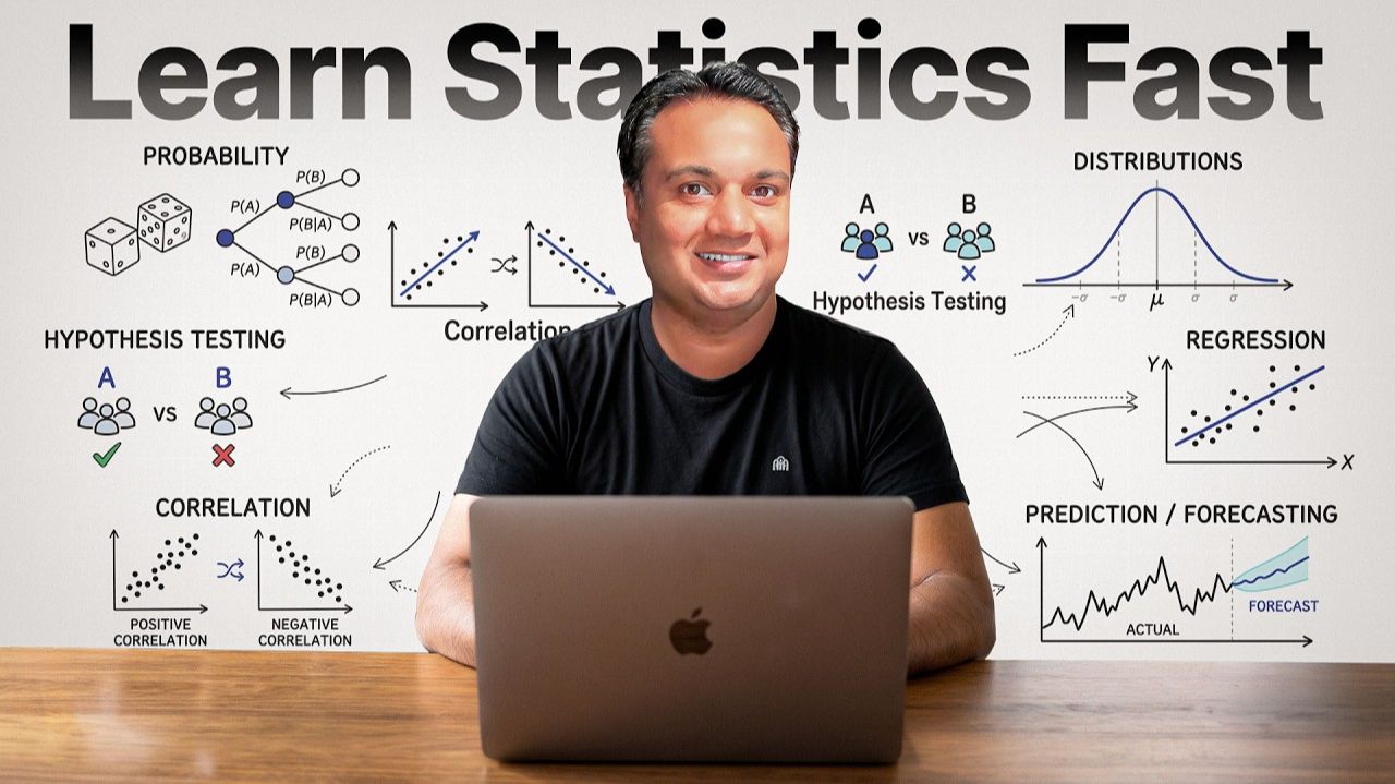 All The Statistics You Need For AI Engineering - In 4 Hrs!