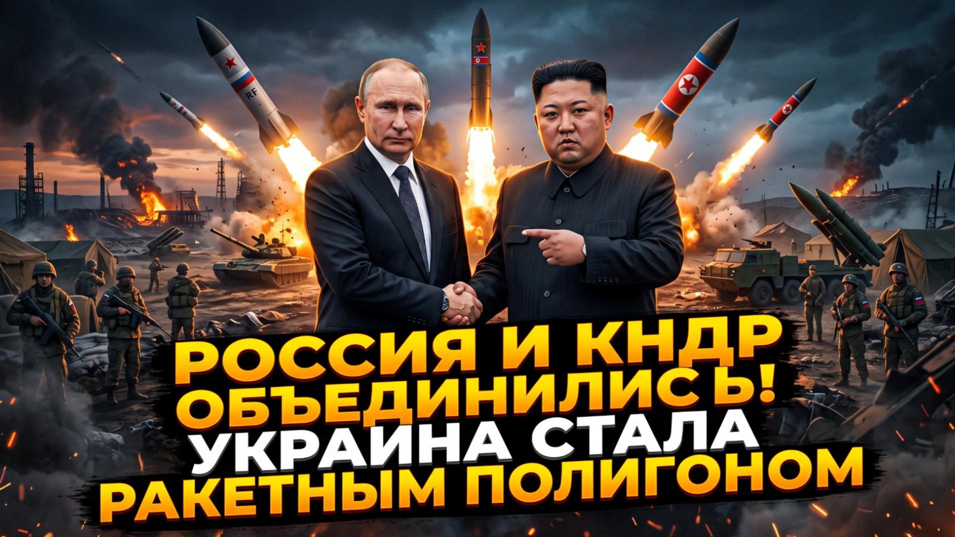 🔥Военный союз России и КНДР: Украина полигон для ракет, плюс сотни операторов дронов и инженеров