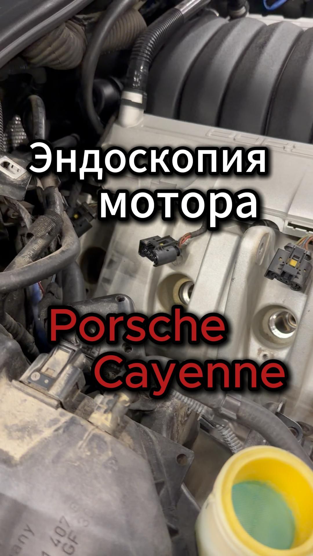 Эндоскопия и осмотр Porsche Cayenne 🧐