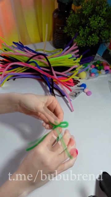 из синельной проволоки #синельнаяпроволока #diy #поделки #handmade #вайлбериз